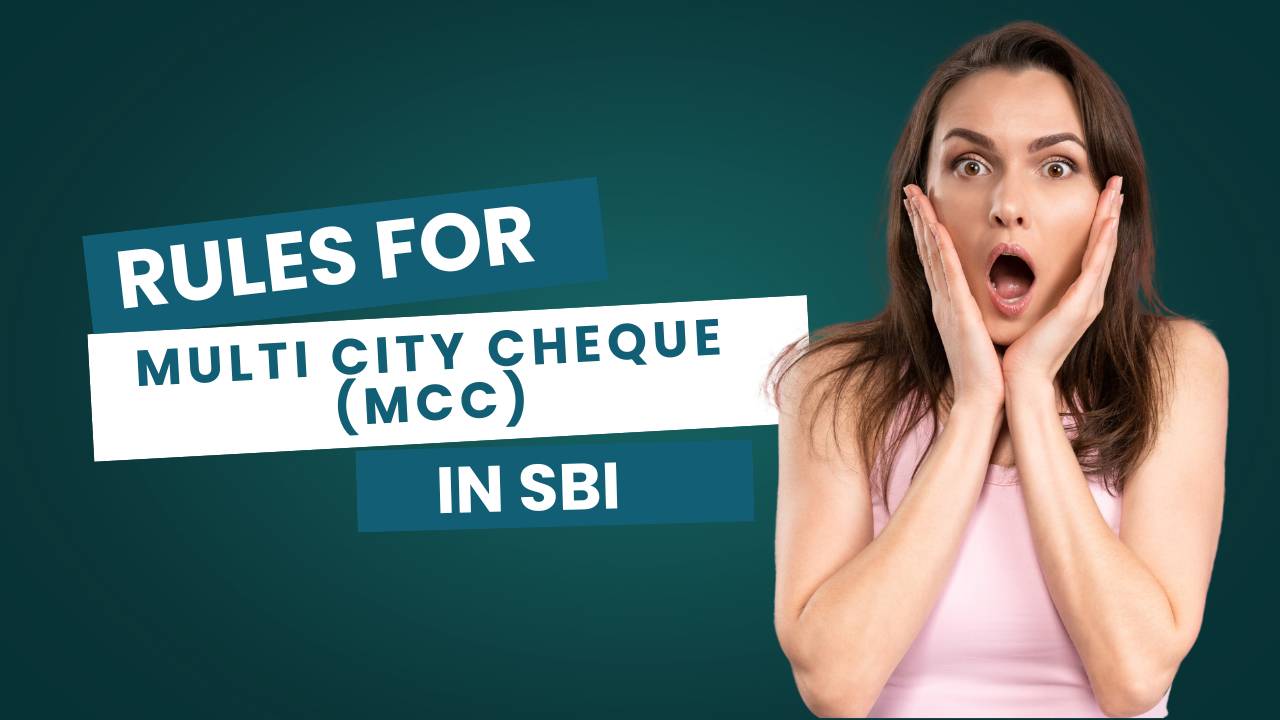 Rules for Multi City Cheques