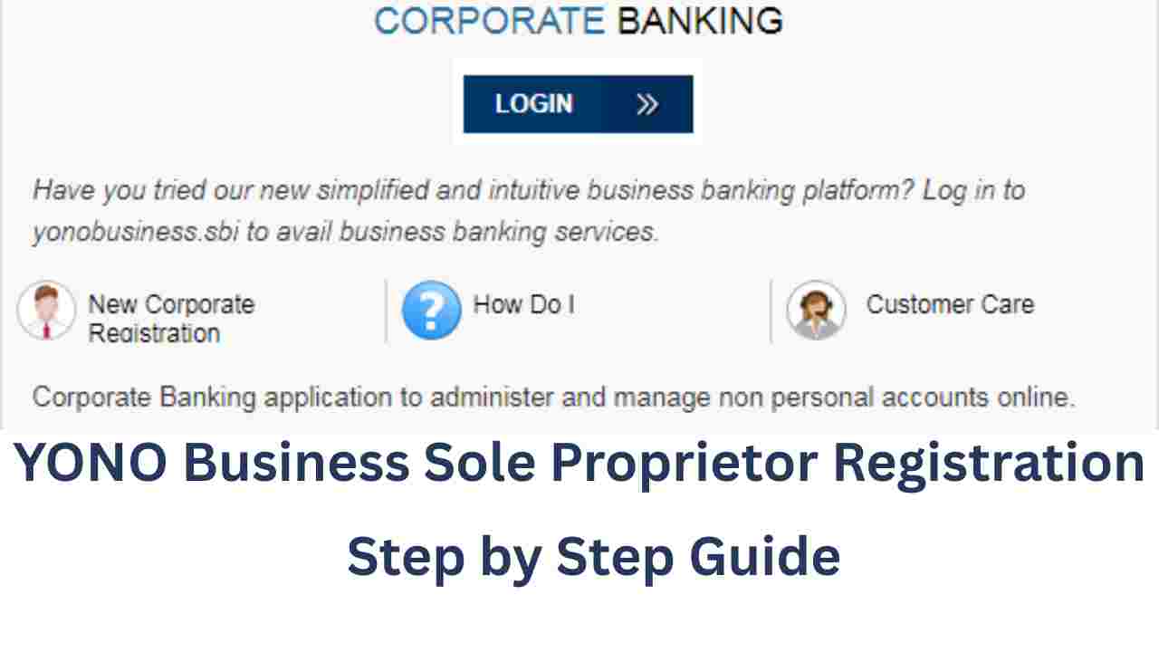 YONO Business Sole Proprietor Registration
