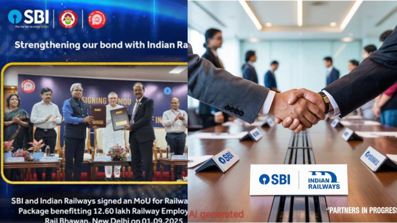 SBI MoU railway staff benefits