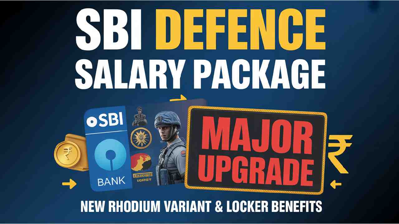 SBI Defence Salary Package benefits