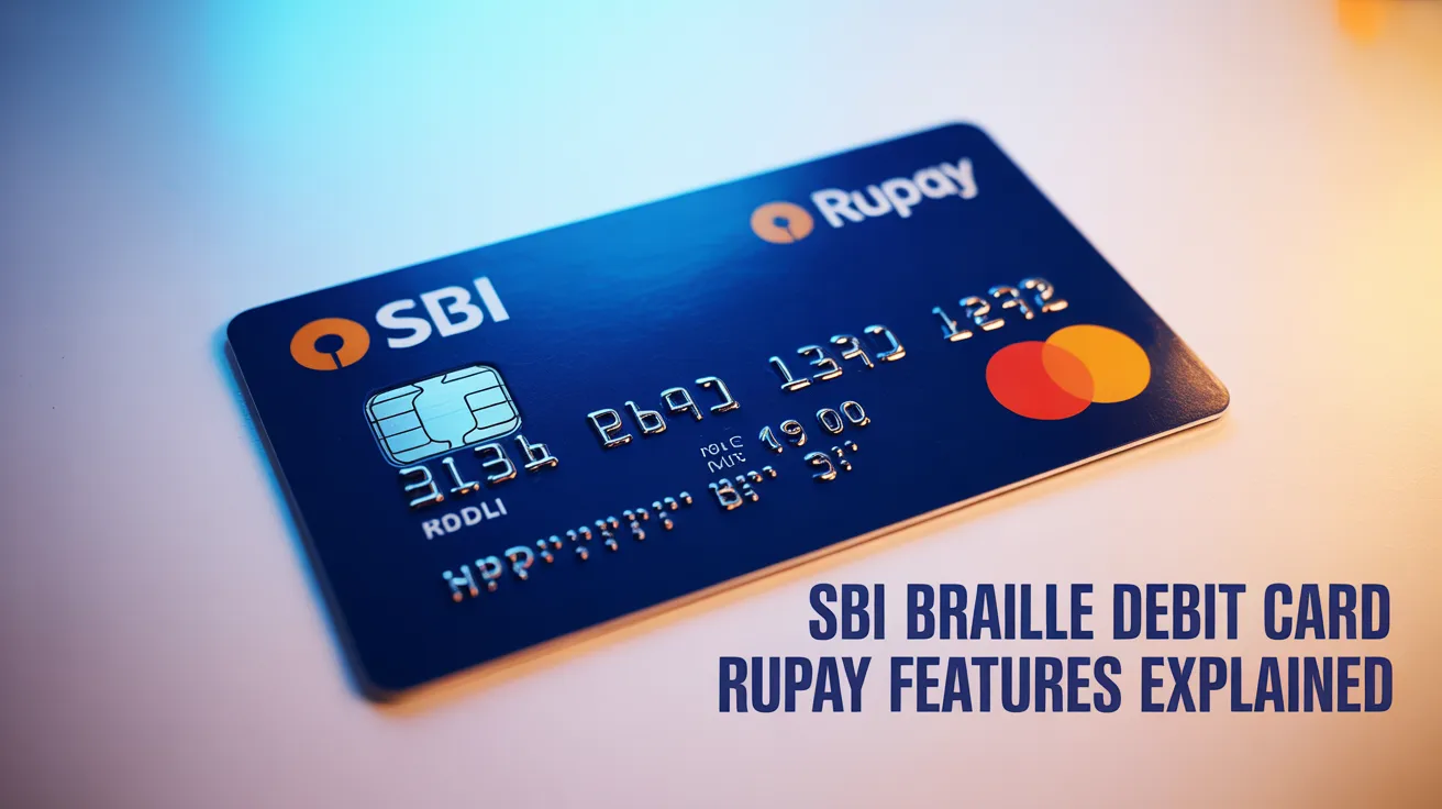 SBI Braille Debit Card