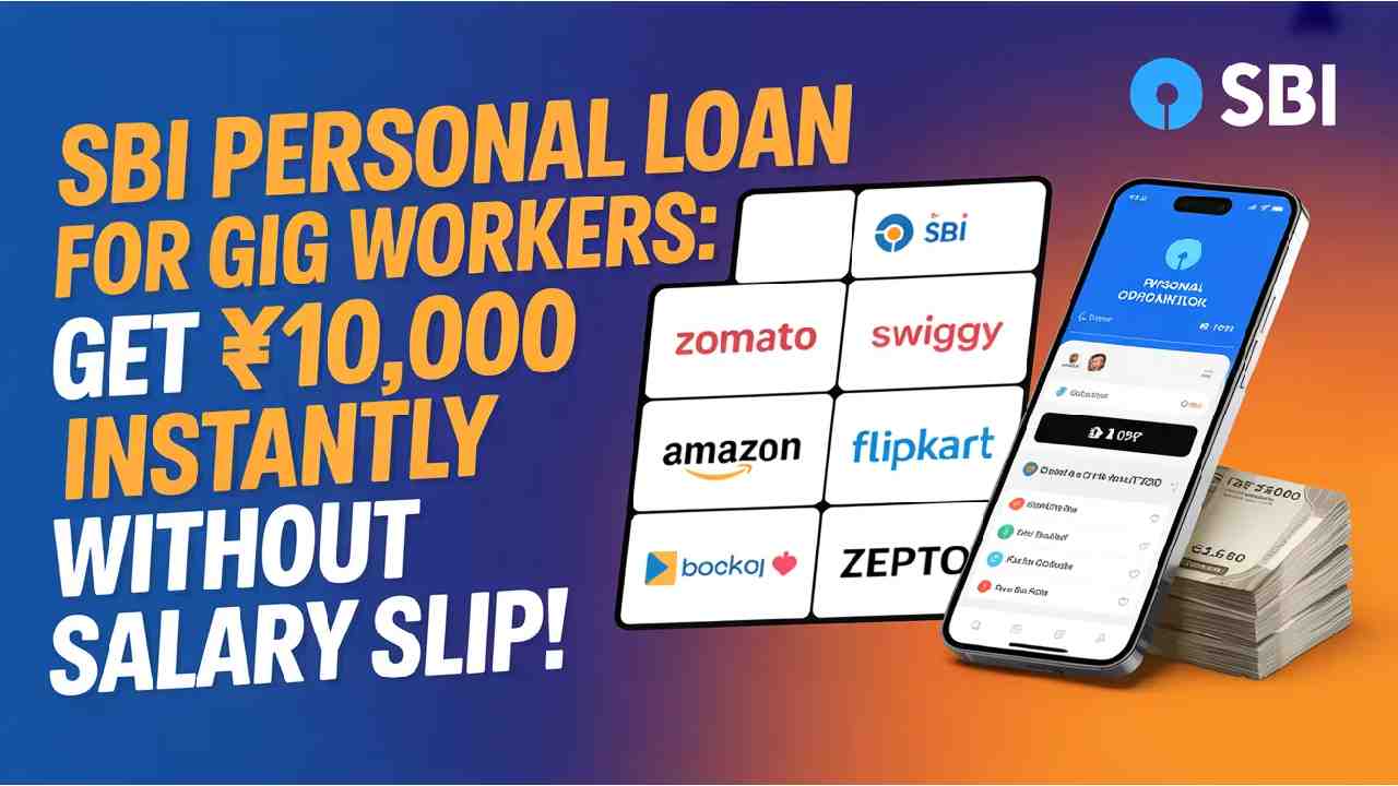 SBI personal loan for gig workers
